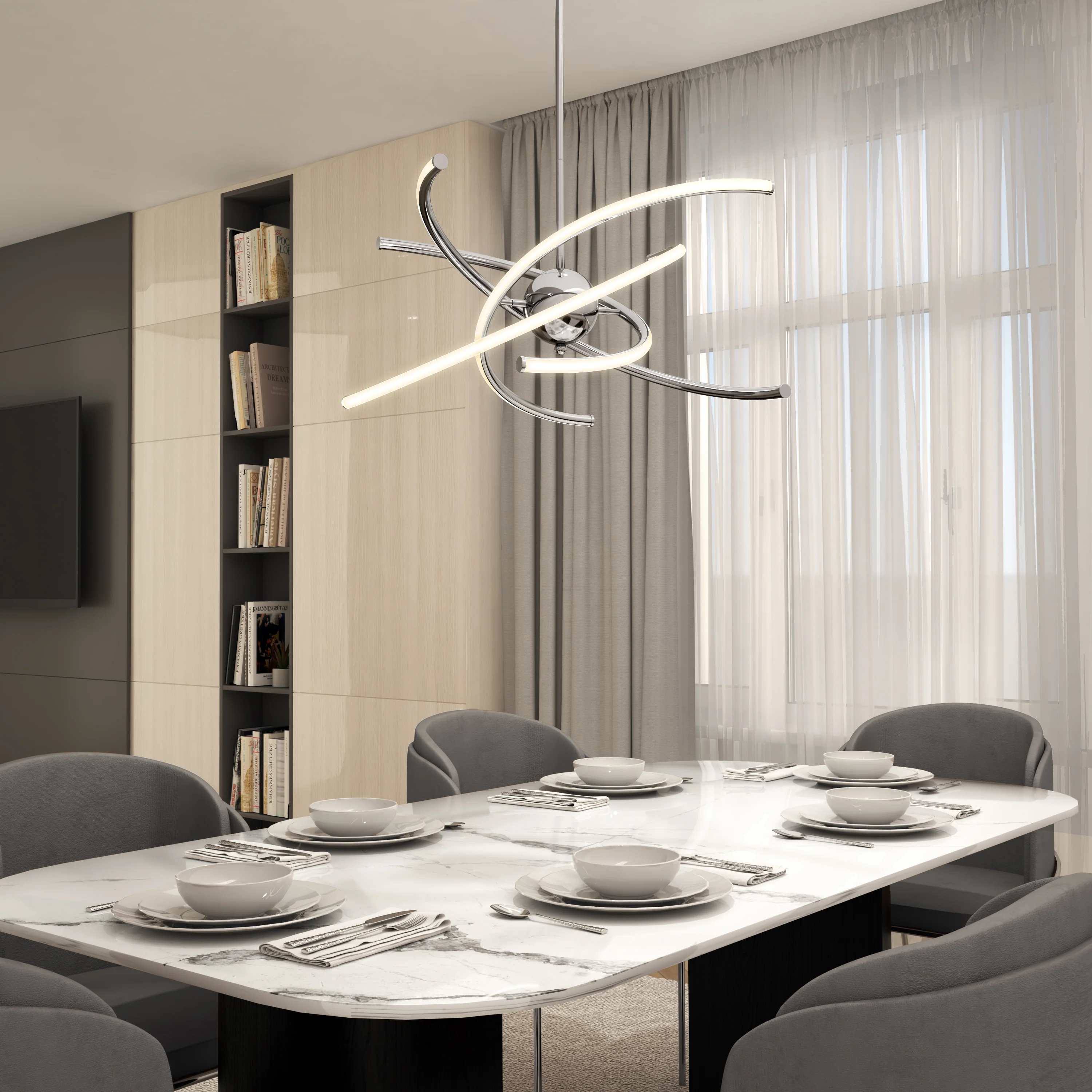 Silvio LED pendant light 3 CCT - Image 17