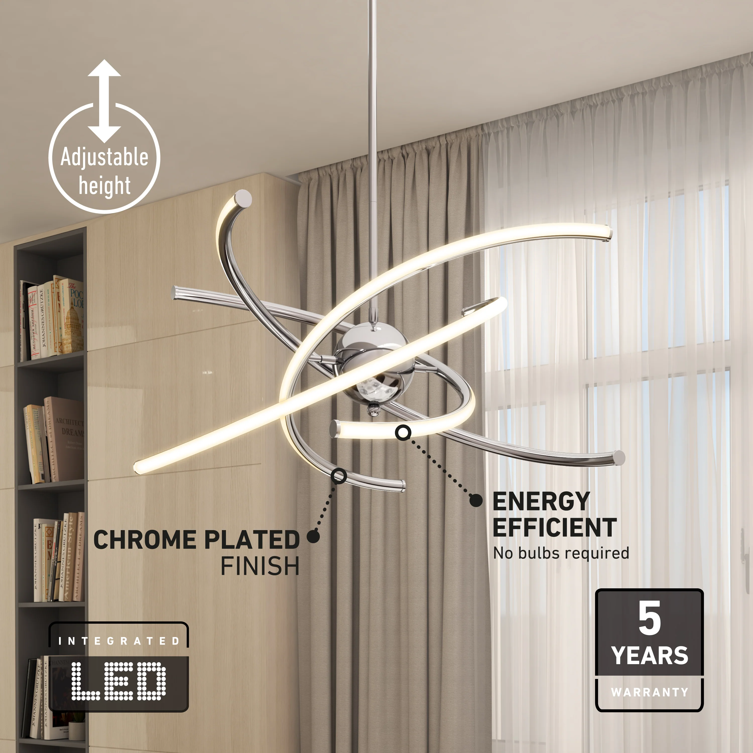 Silvio LED pendant light 3 CCT - Image 22