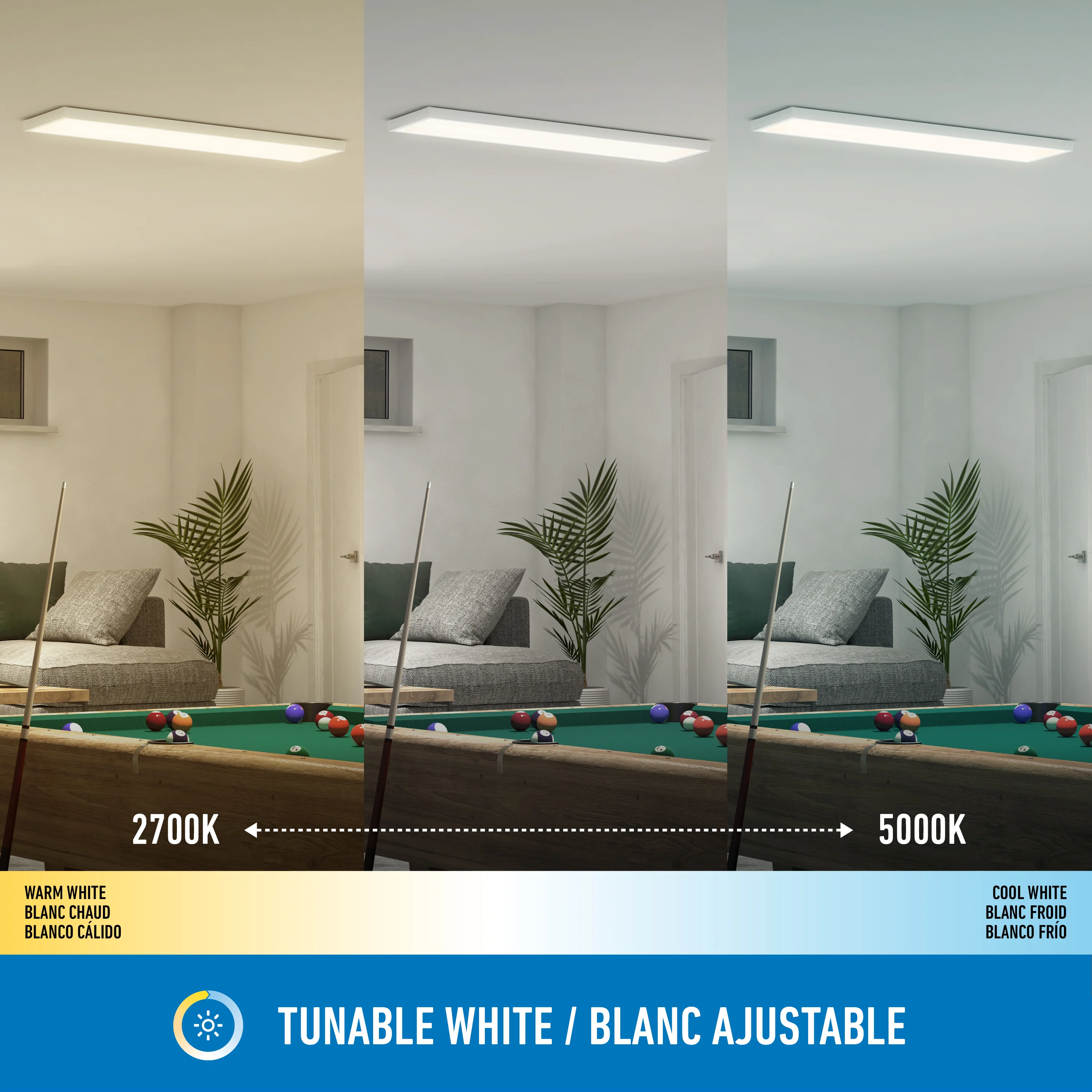 Skyshade 48 in. x 12 in. (121 x 30 cm) Modern Ceiling Light RGB - Image 13