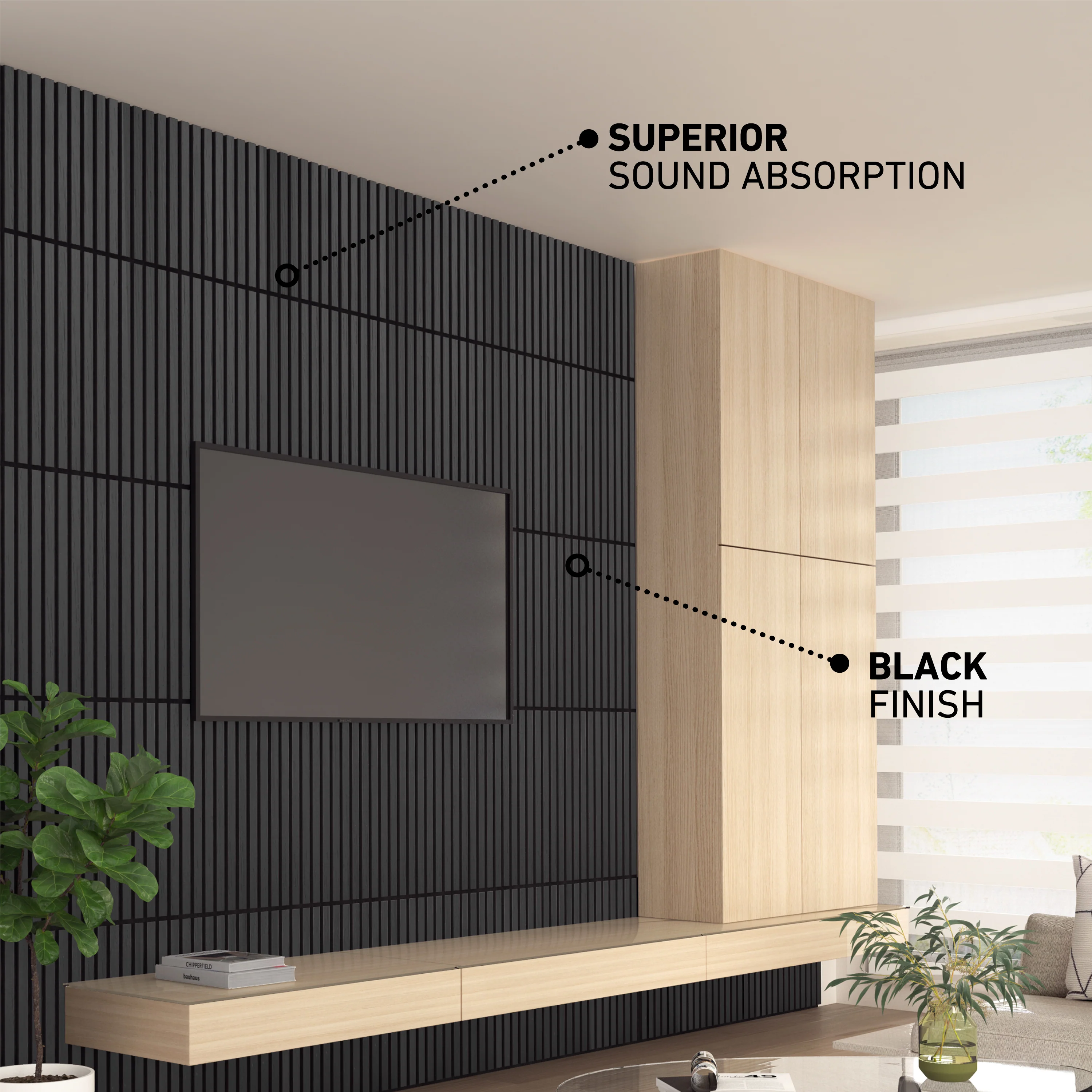 Sonolok 15.5 ft sound-absorbing wall panel kit (4-pack) - Image 12