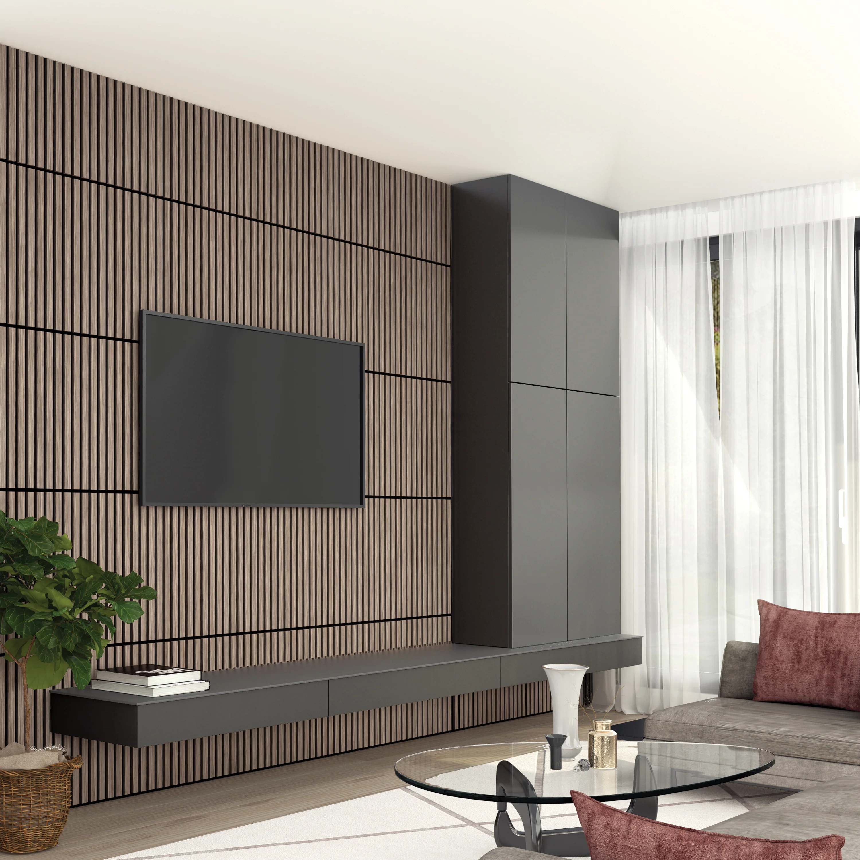 Sonolok 15.5 ft sound-absorbing wall panel kit (4-pack) - Image 26