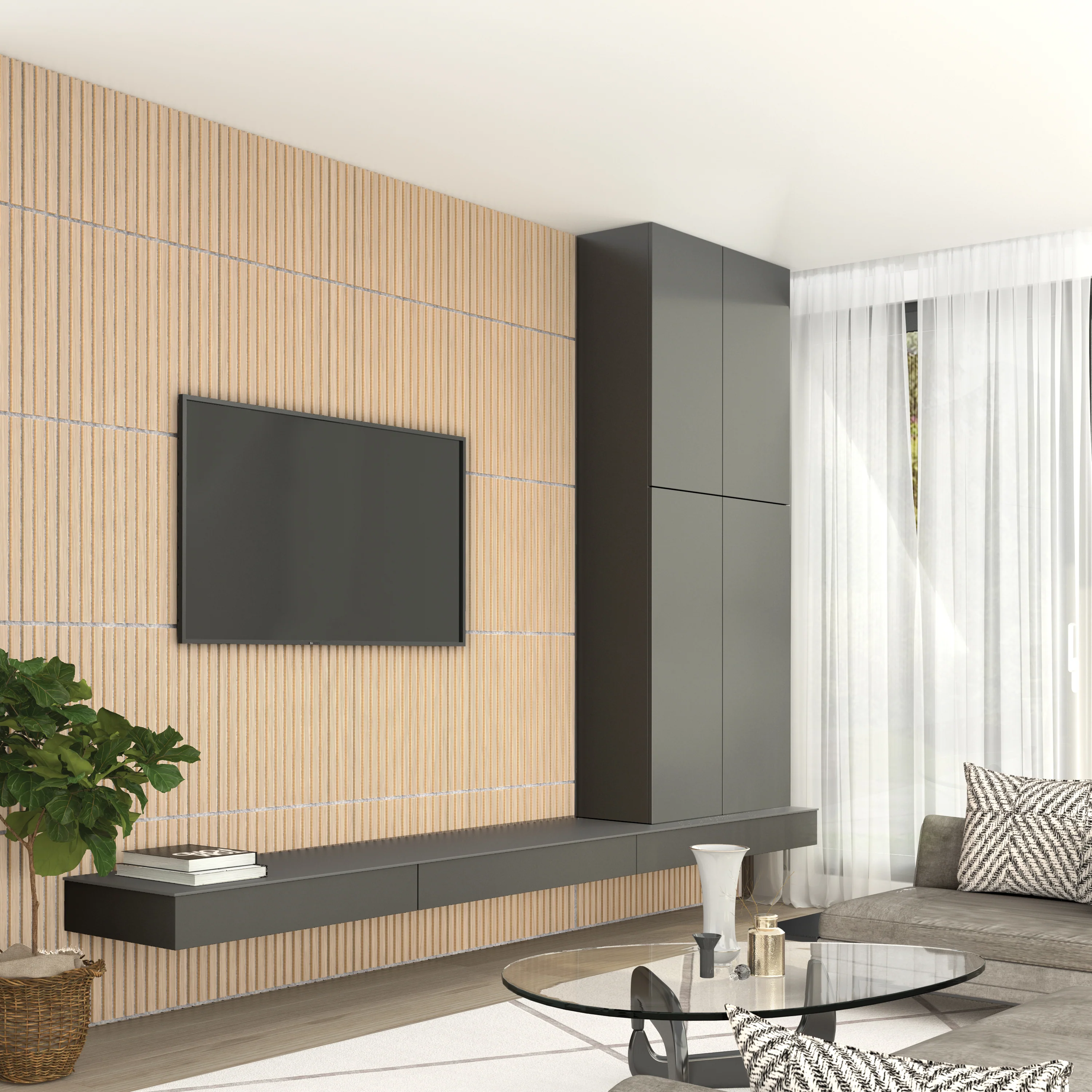 Sonolok 15.5 ft sound-absorbing wall panel kit (4-pack) - Image 50