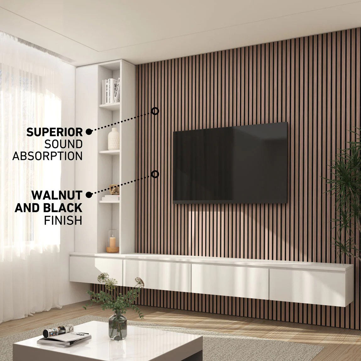 Sonolok sound-absorbing wall panel kit - pack of 6 - Image 10