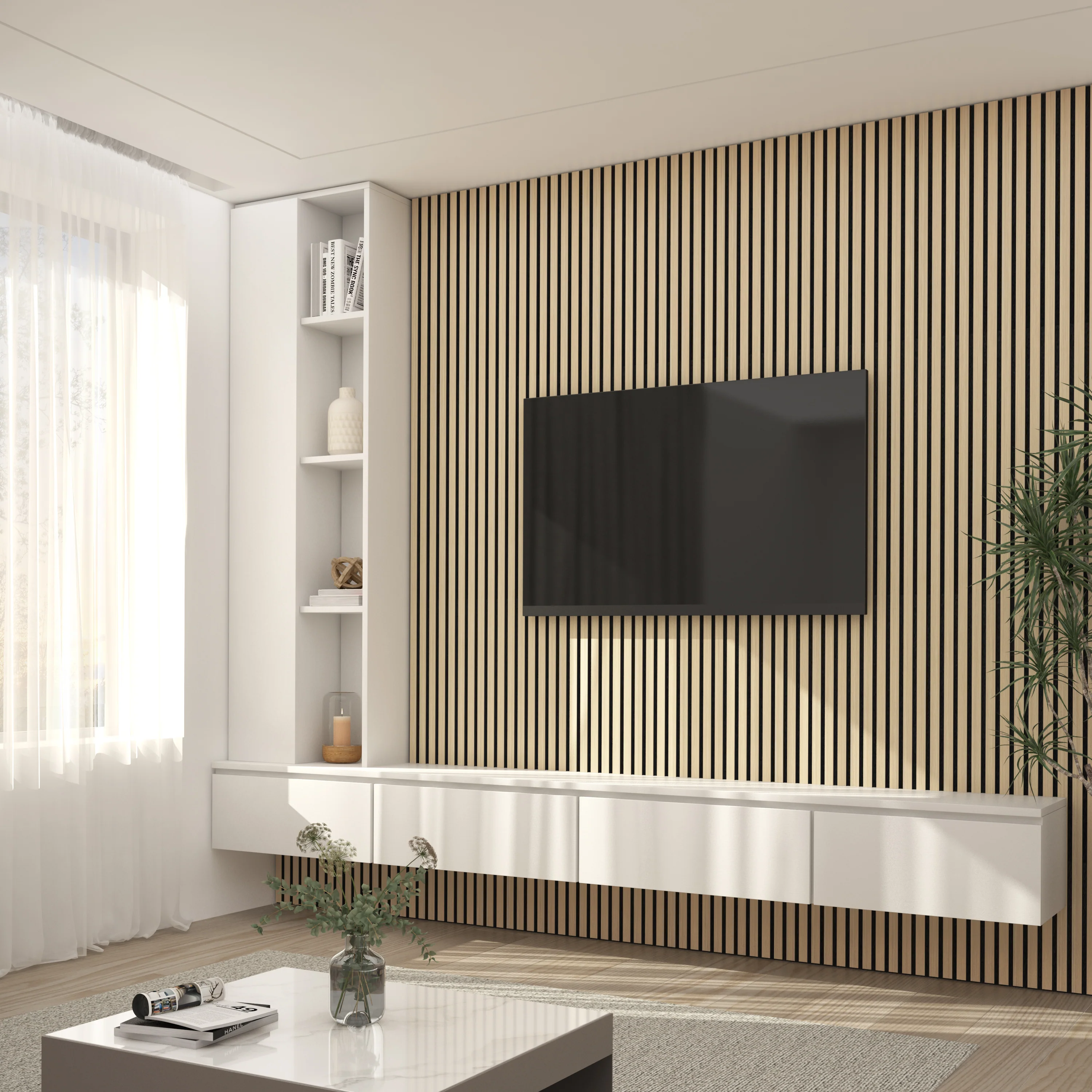 Sonolok sound-absorbing wall panel kit - pack of 6 - Image 17