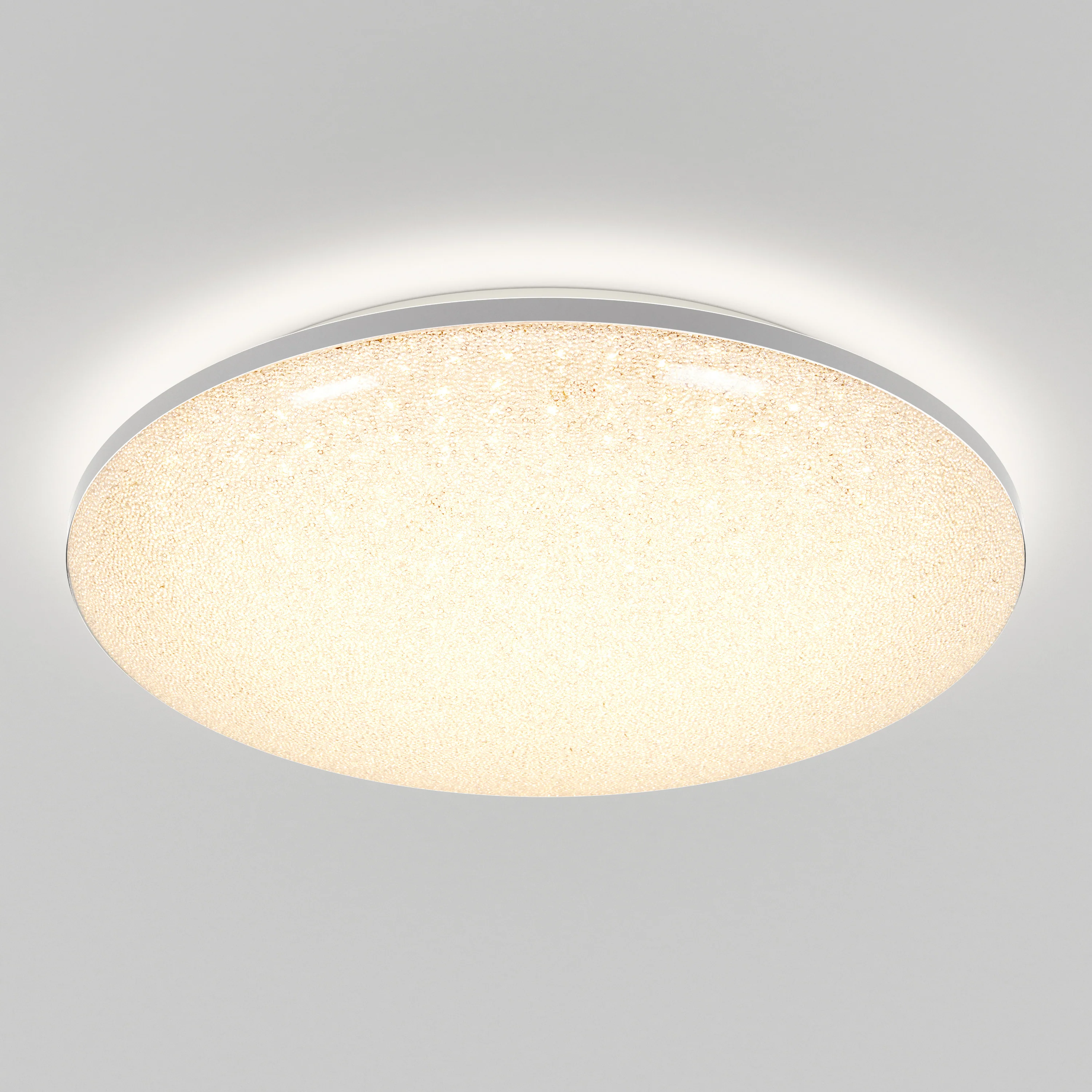 Sparkle 18 in. (45 cm) Modern LED Flush Mount Ceiling Light - With Remote - Image 4