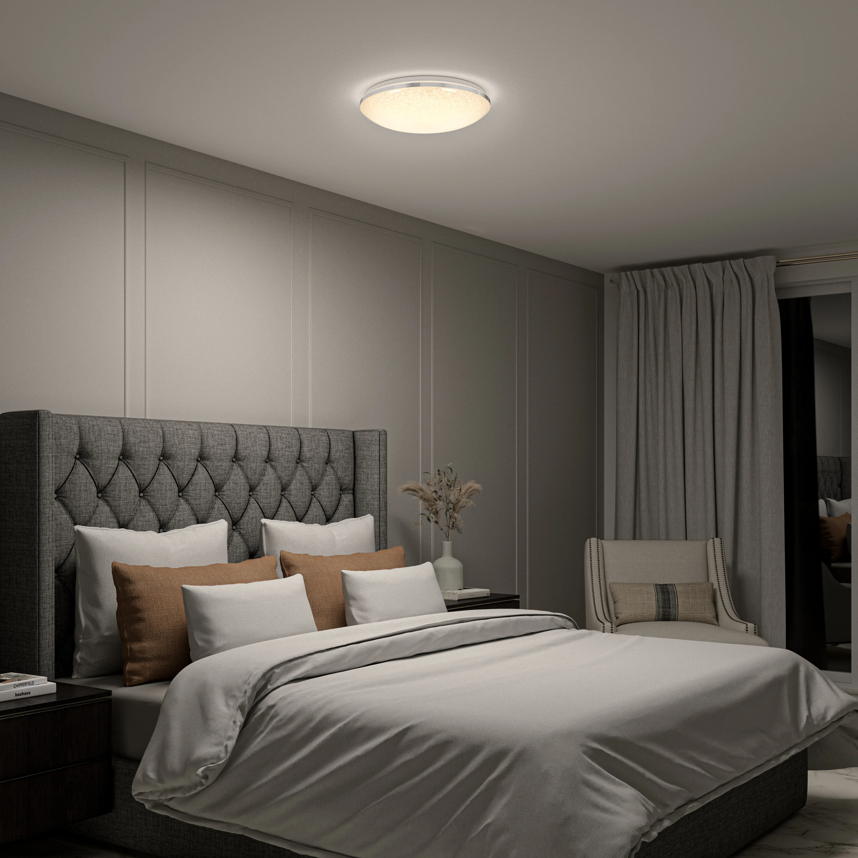 Sparkle 15 in. (38 cm) Modern LED Flush Mount Ceiling Light 5 CCT - Image 10