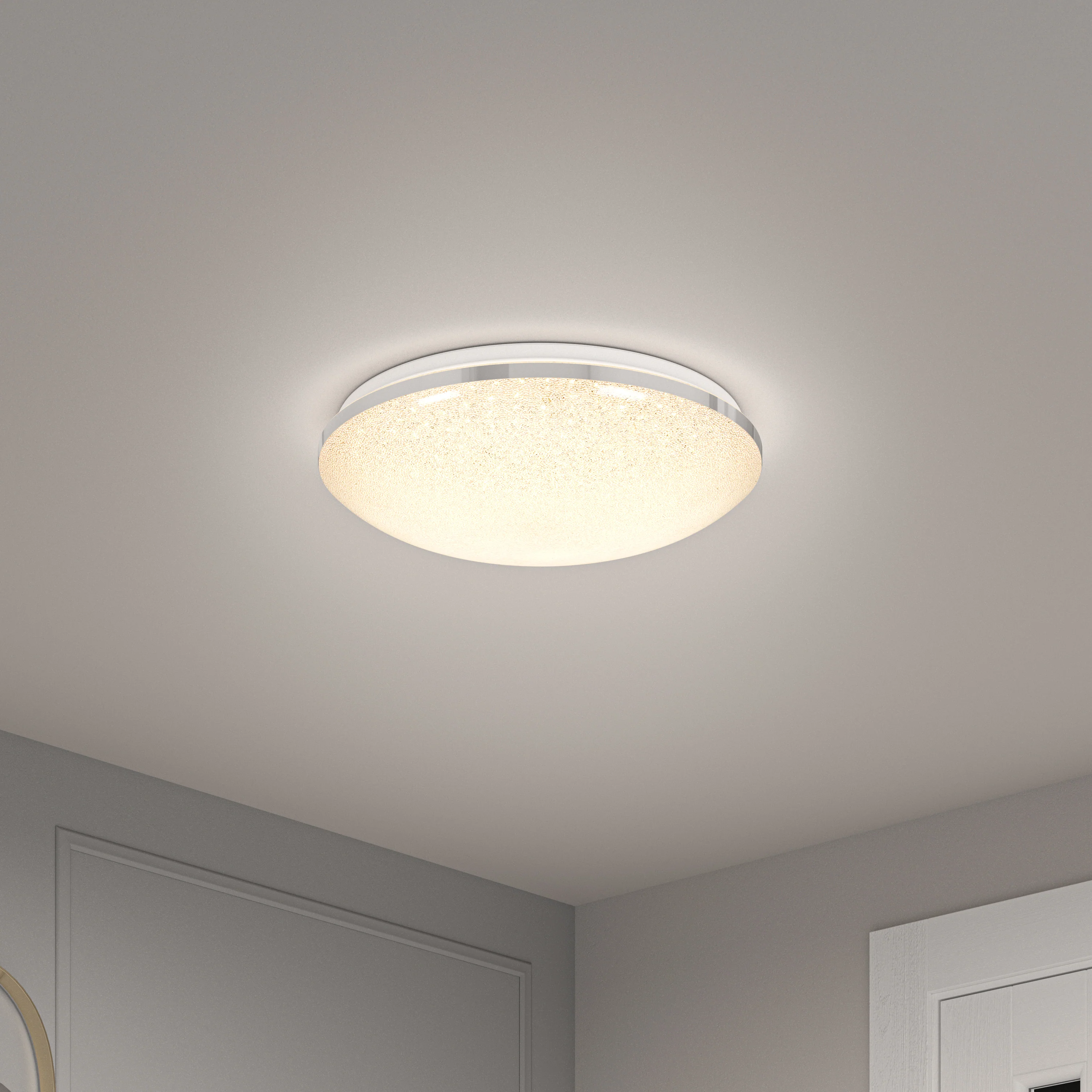 Sparkle 15 in. (38 cm) Modern LED Flush Mount Ceiling Light 5 CCT - Image 12