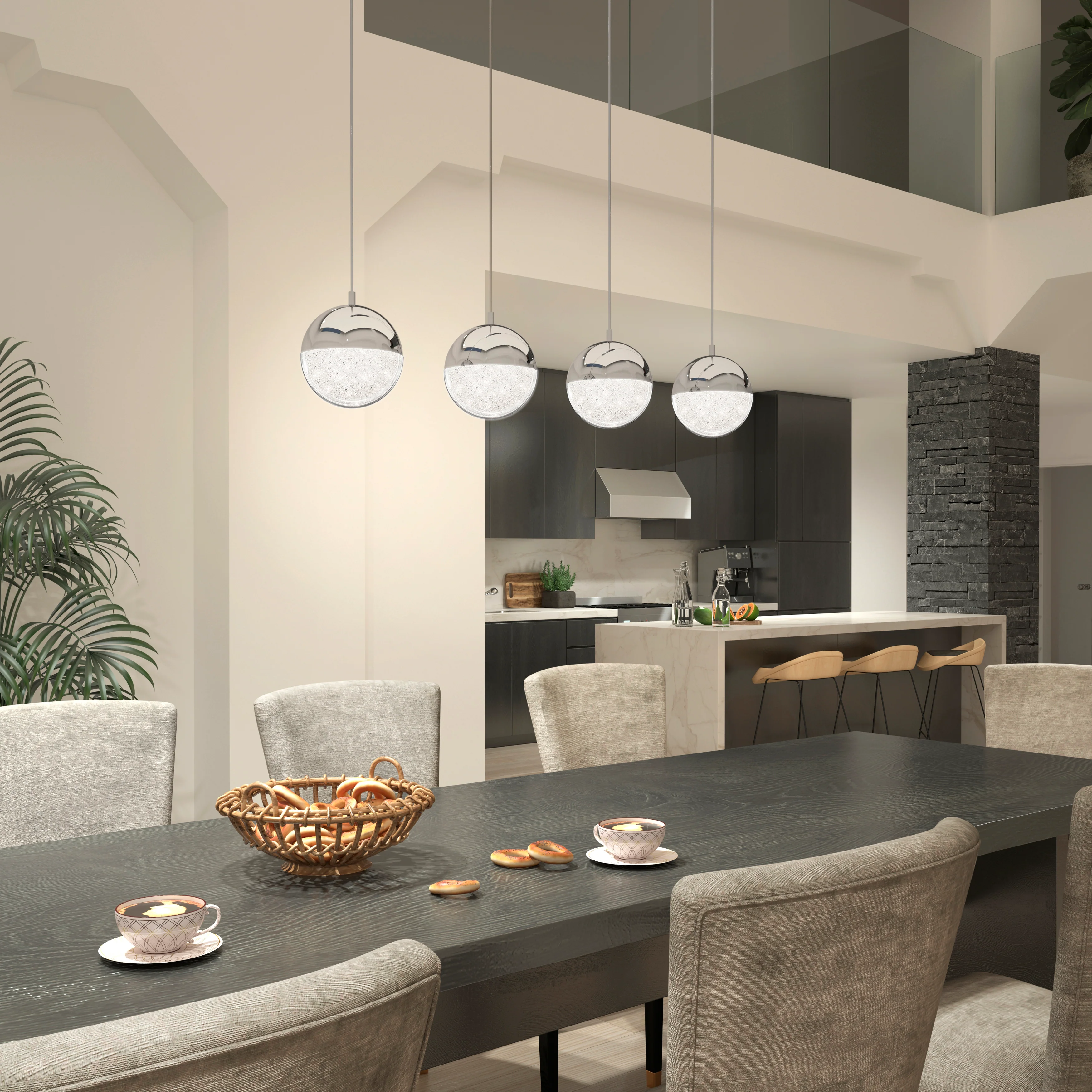 Sparkle 4-light LED pendant - Image 2