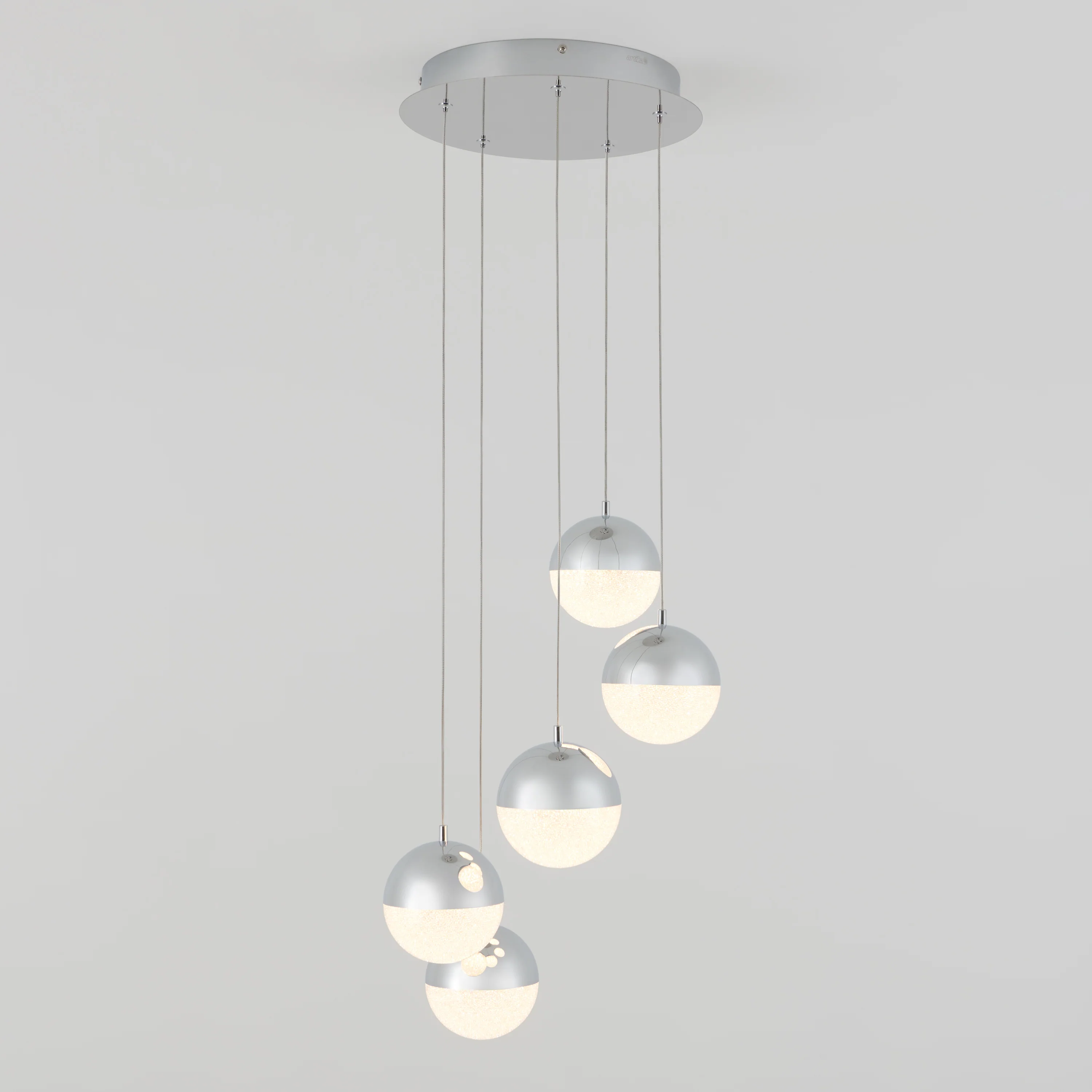 Sparkle 5-light LED pendant
