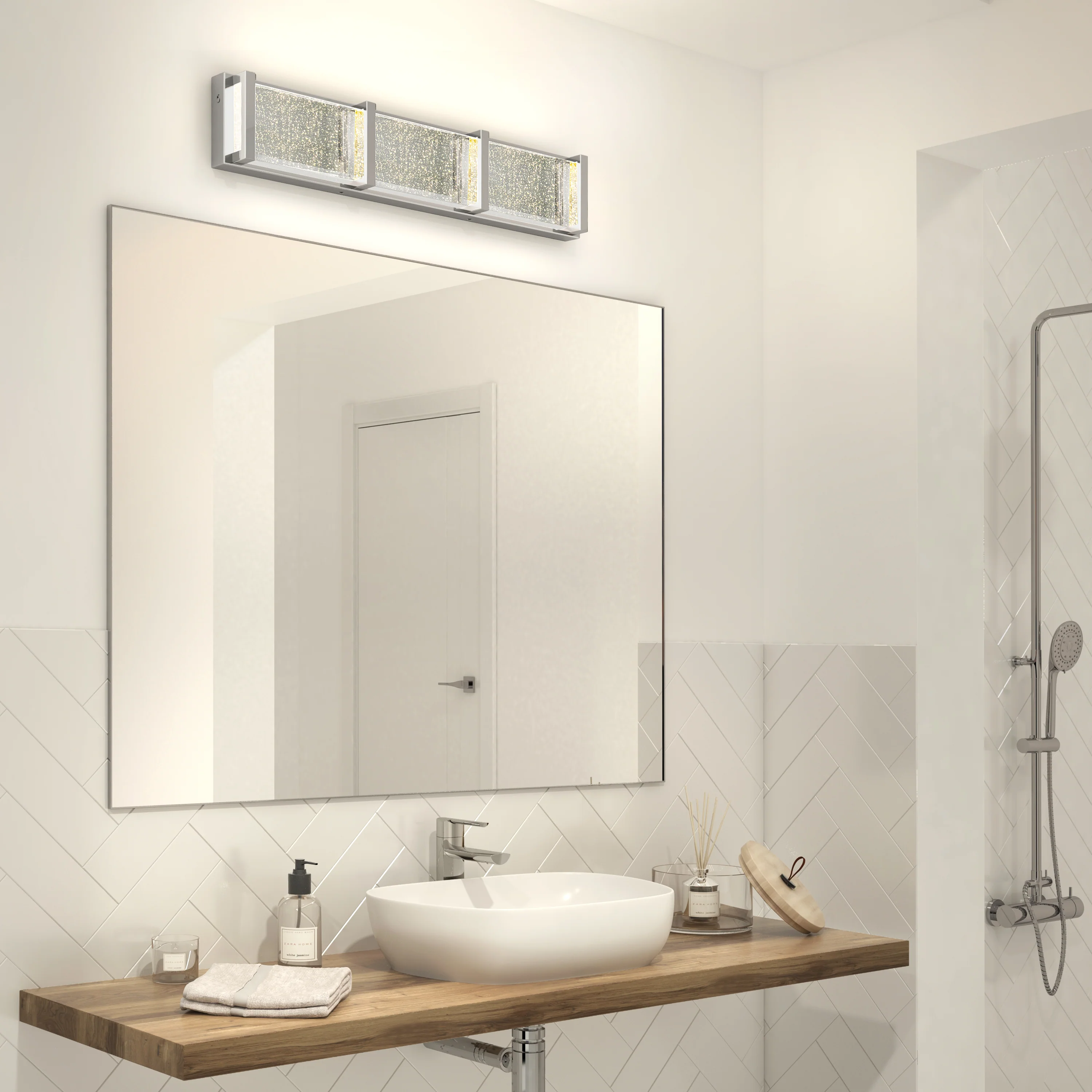 Subway Essence 27-in (69 cm) Integrated LED Vanity Light Bar for Bathroom - Image 10