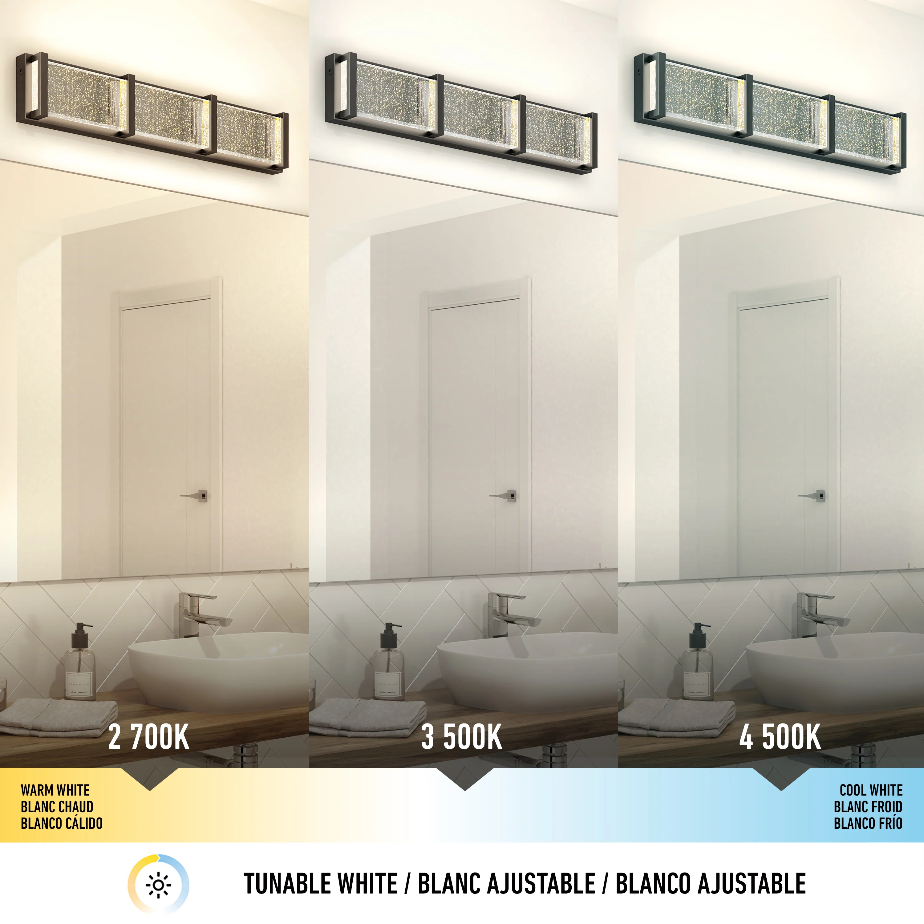 Subway Essence 27-in (69 cm) Integrated LED Vanity Light Bar for Bathroom - Image 7