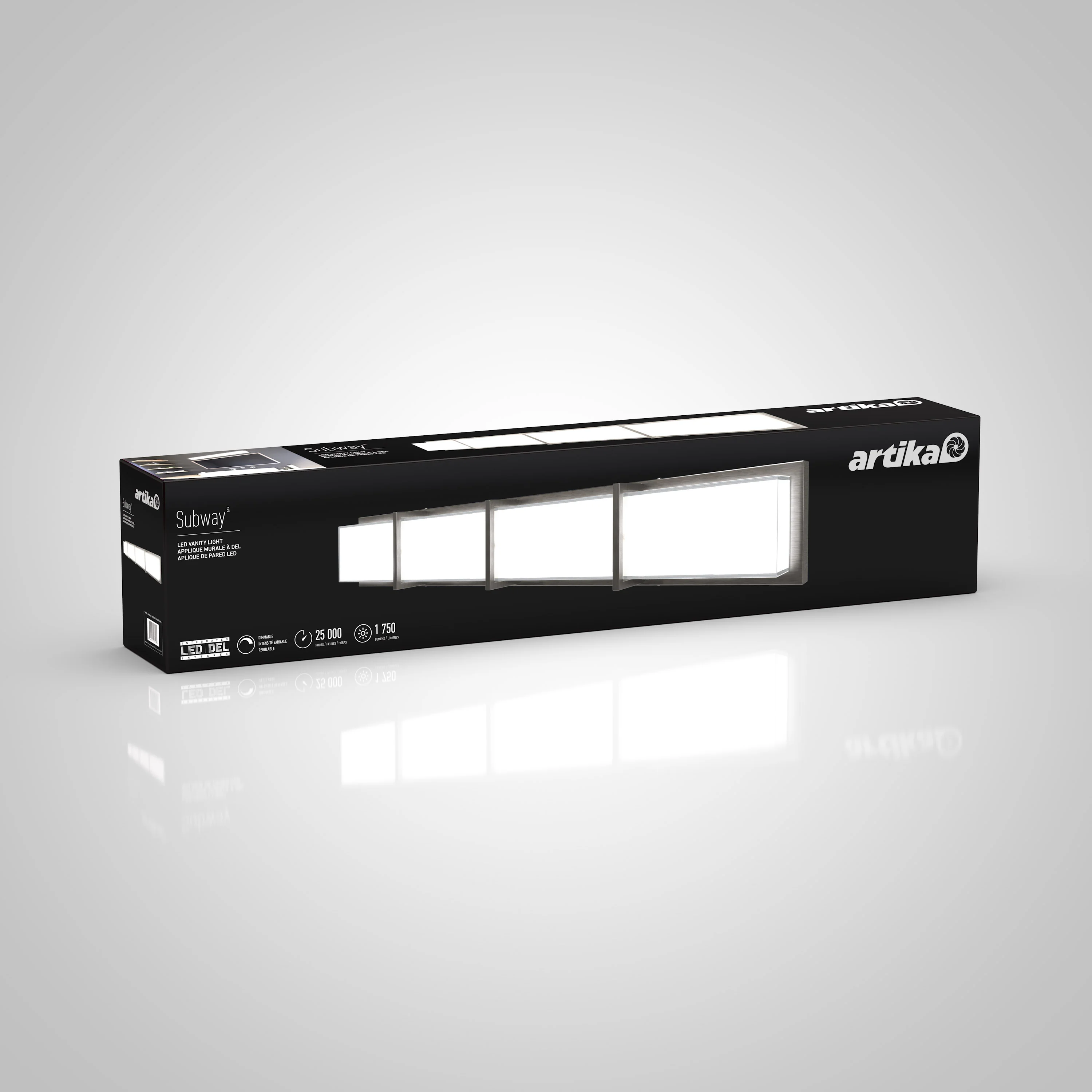 Subway 35-in (89 cm) Integrated LED Vanity Light Bar for Bathroom - Image 11