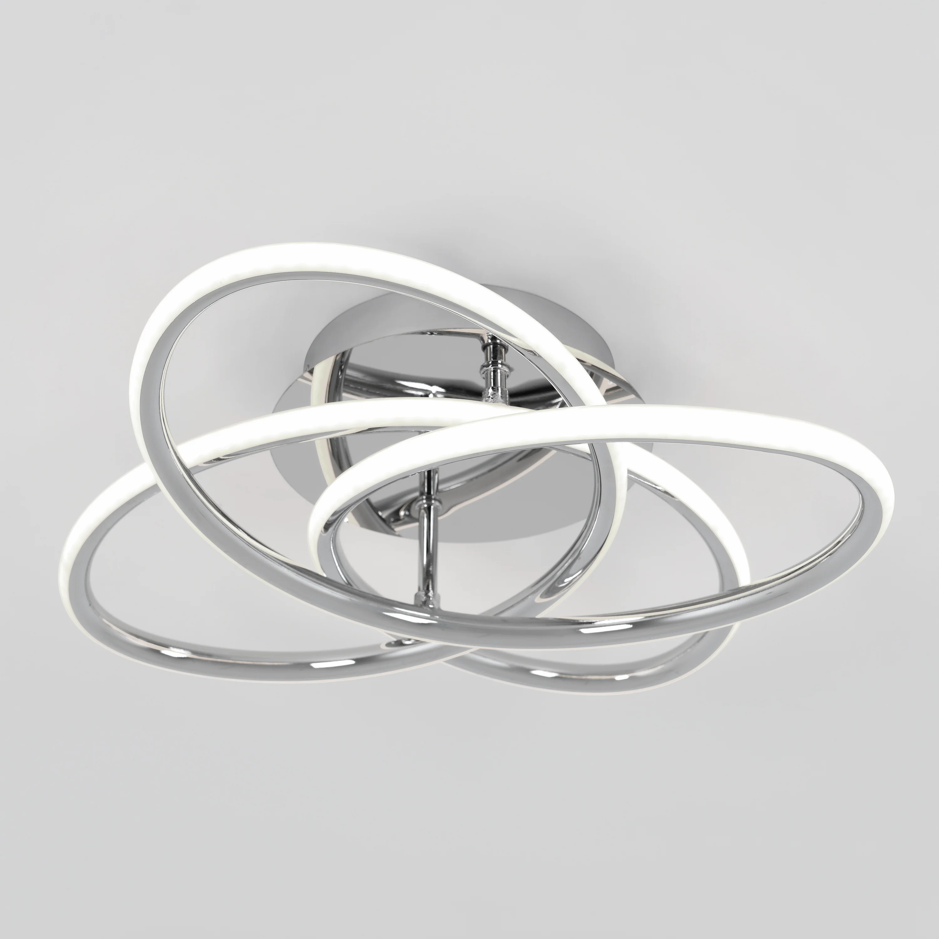 Swirl Butterfly 17 in. (42 cm) Modern LED Flush Mount Ceiling Light - Image 4