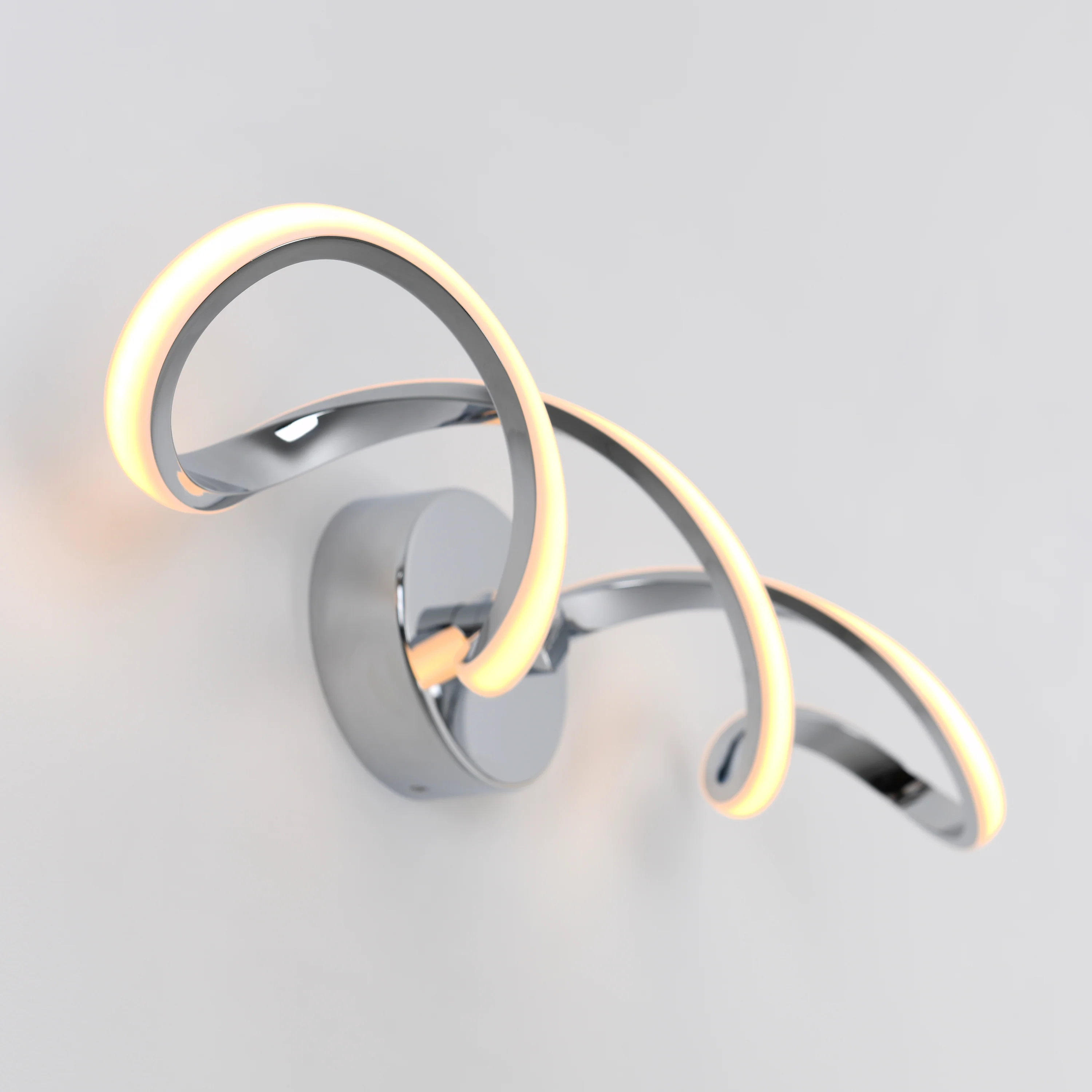 Swirl 27-in (68 cm) 3-Light Modern LED Vanity Light for Bathroom - Image 17
