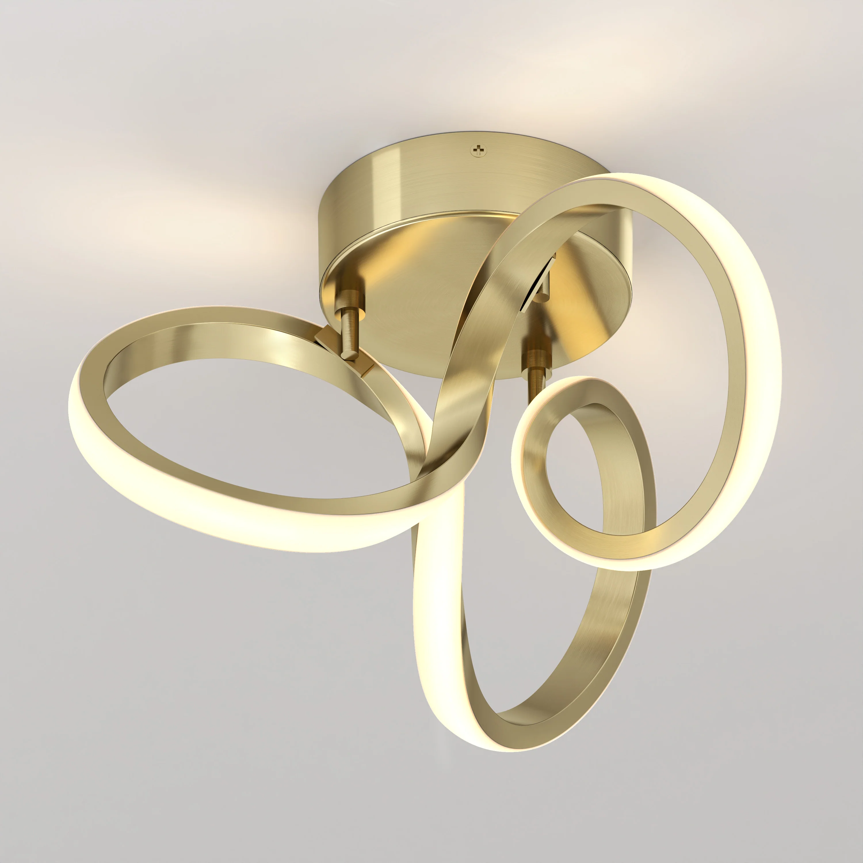 Swirl 14 in. (35 cm) Modern LED Flush Mount Ceiling Light - Image 12