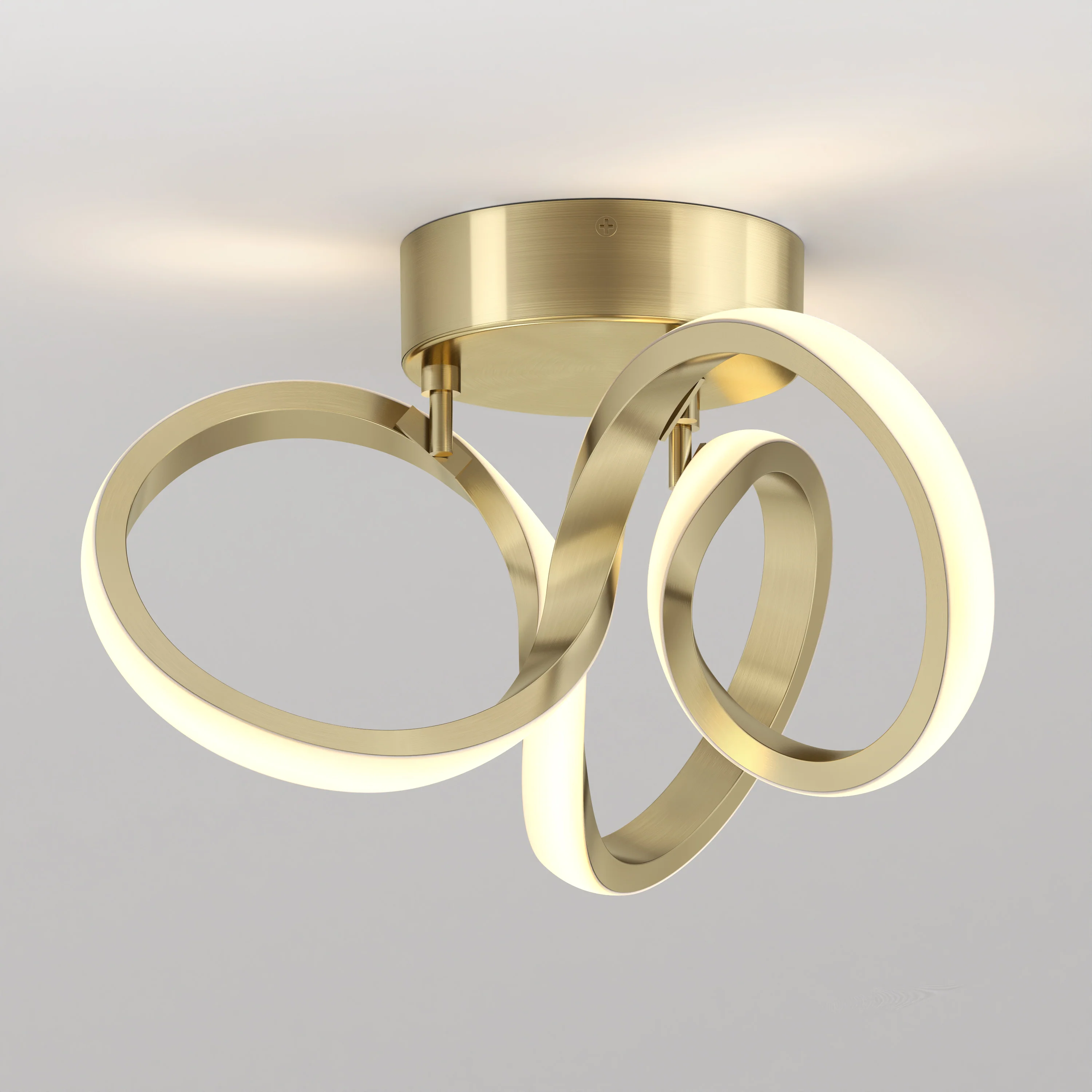 Swirl 14 in. (35 cm) Modern LED Flush Mount Ceiling Light - Image 15