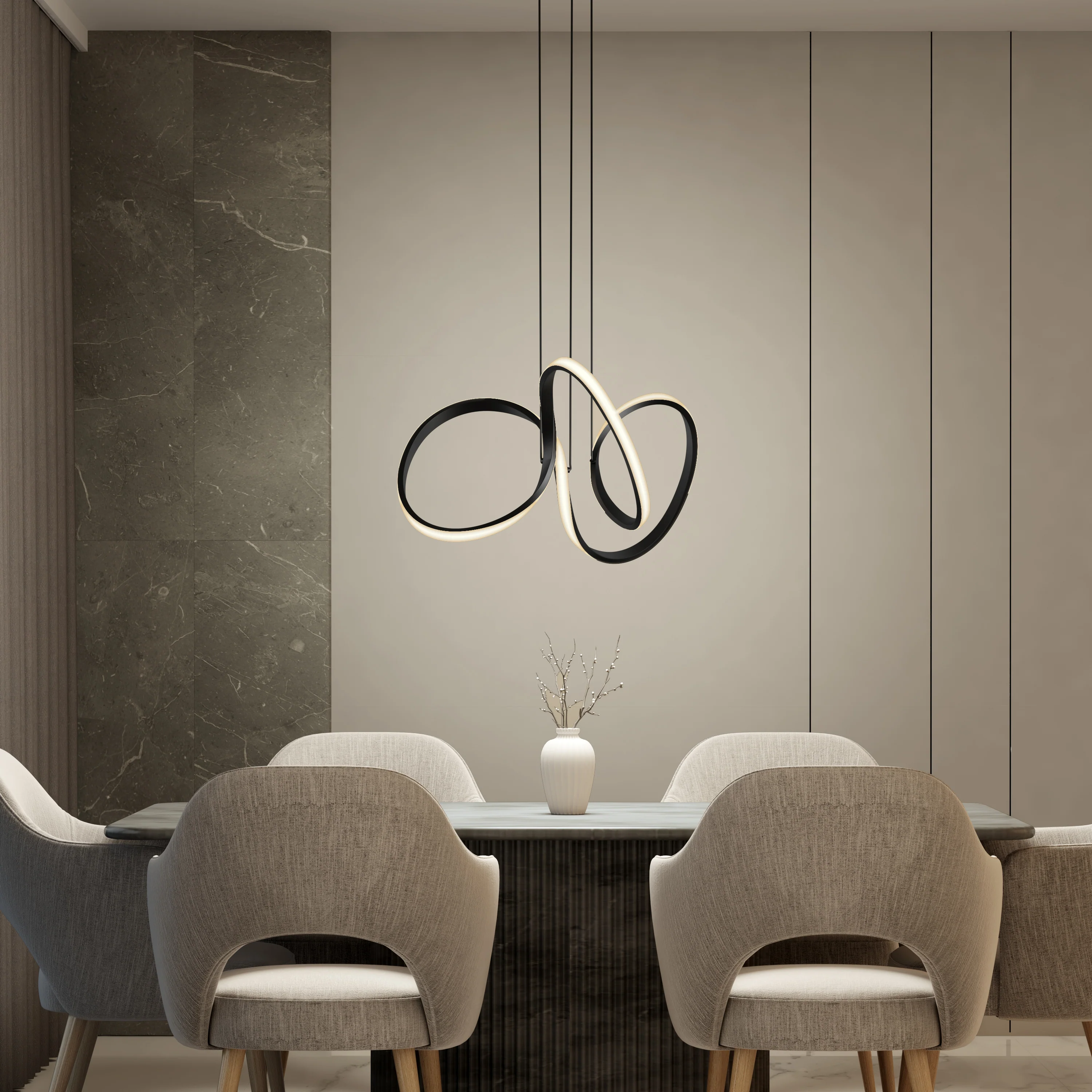 Swirl LED pendant light - Image 9