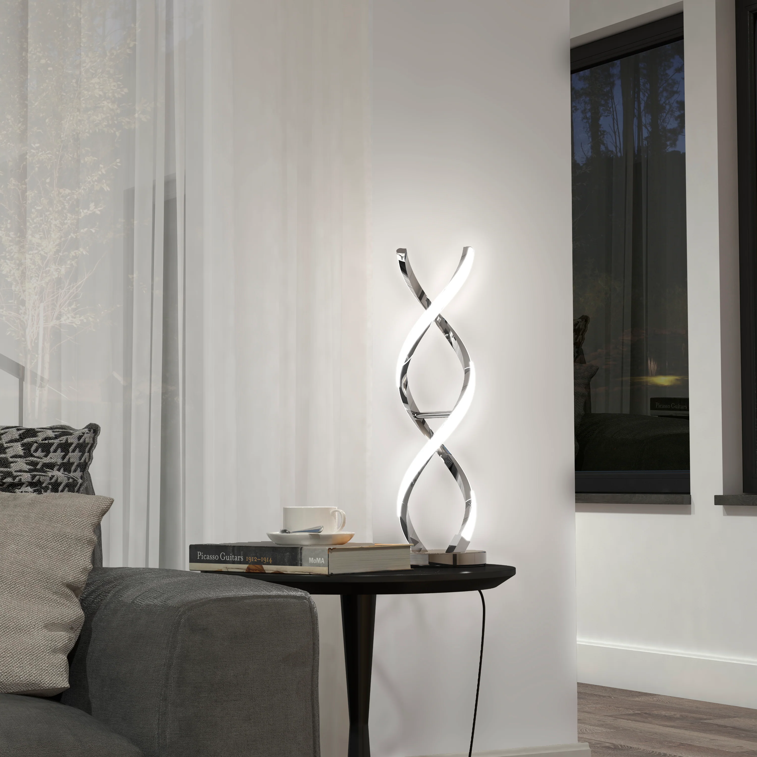 Swirl LED table lamp - Image 12