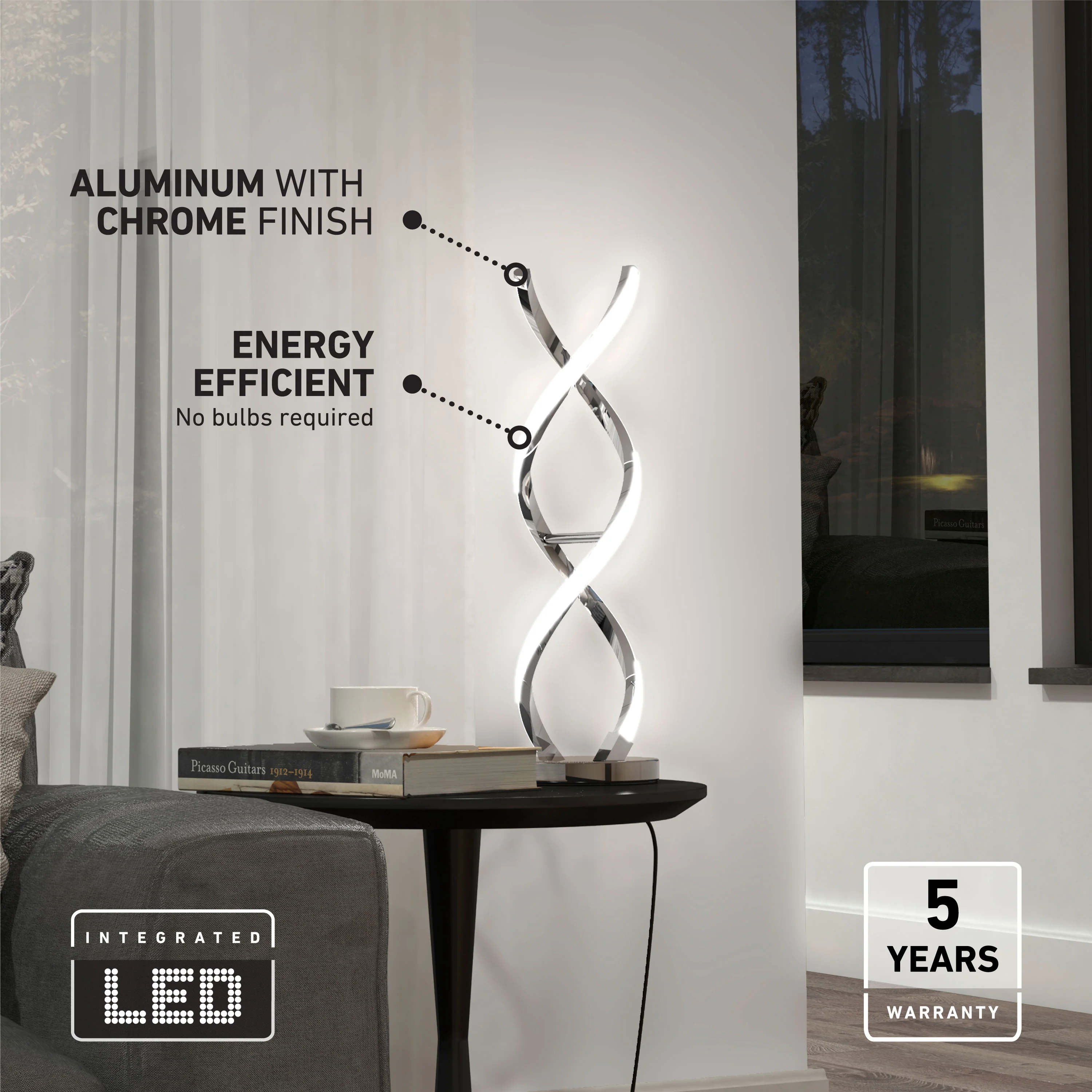 Swirl LED table lamp - Image 18