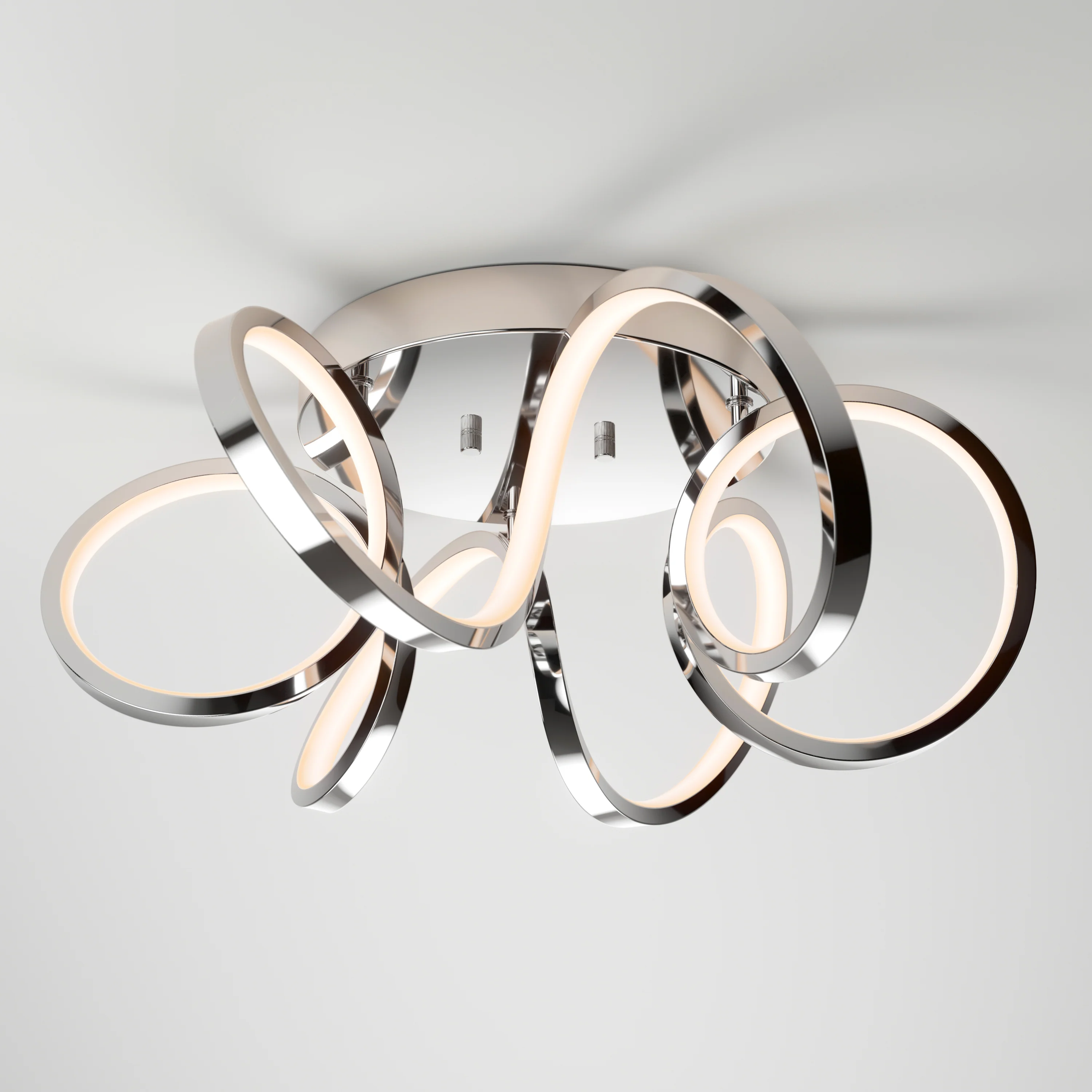 Swirl Ribbon 20 in. (50 cm) Modern LED Flush Mount Ceiling Light - Image 10