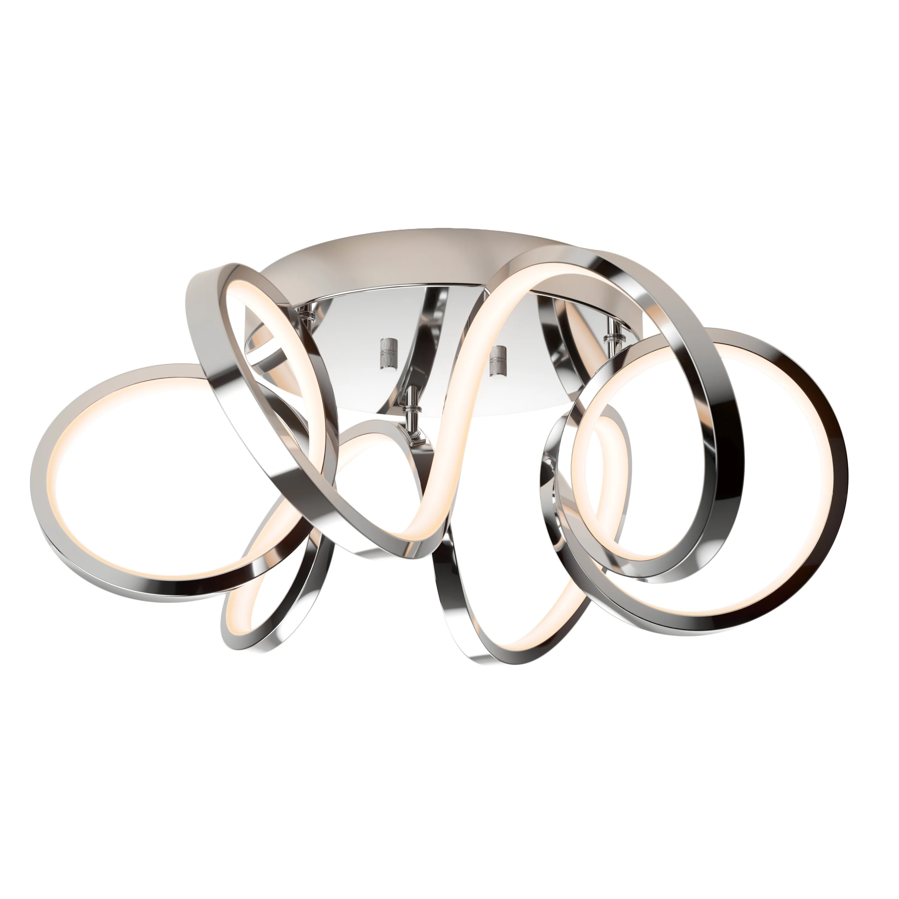 Swirl Ribbon 20 in. (50 cm) Modern LED Flush Mount Ceiling Light - Image 15