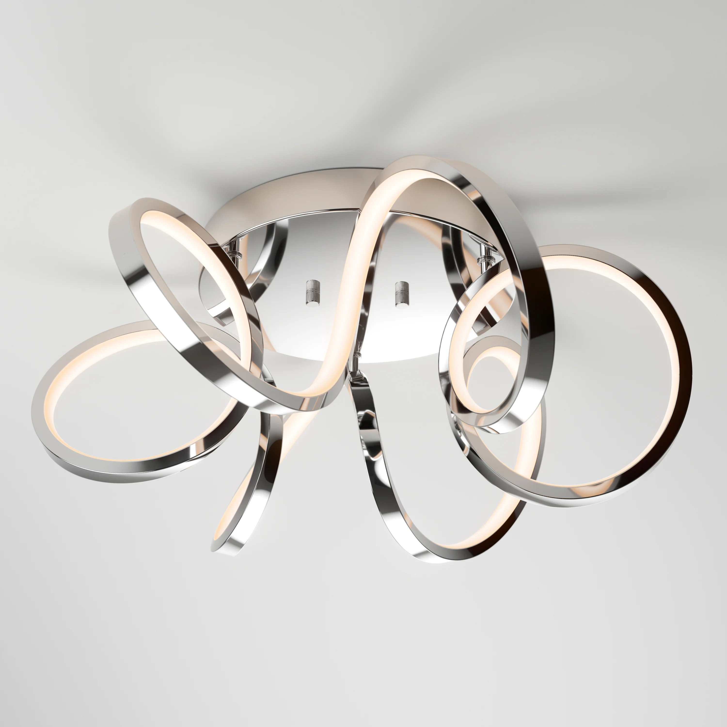 Swirl Ribbon 20 in. (50 cm) Modern LED Flush Mount Ceiling Light - Image 9