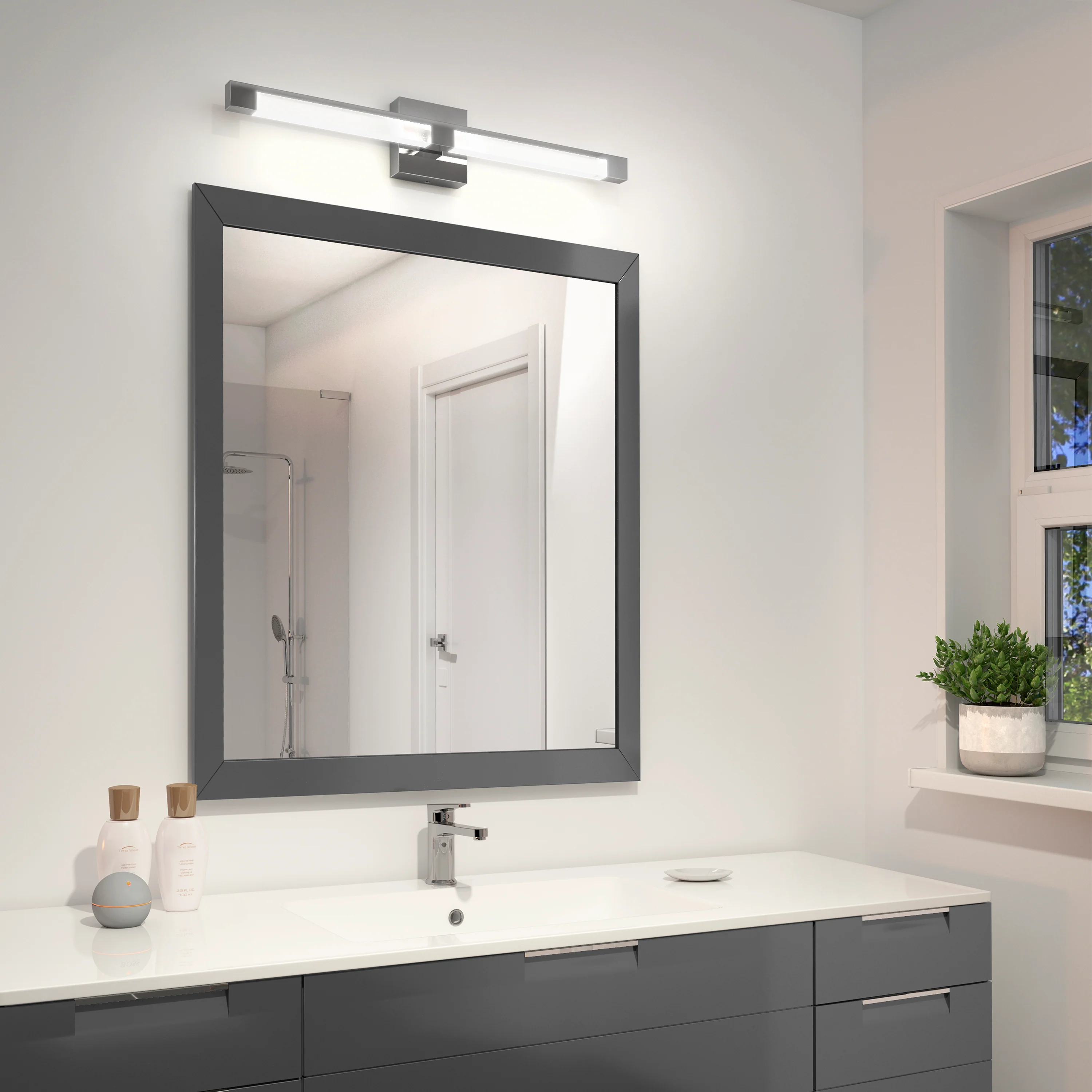 Tivoli 27-in (69 cm) Integrated LED 5-CCT Vanity Light Bar for Bathroom - Image 14