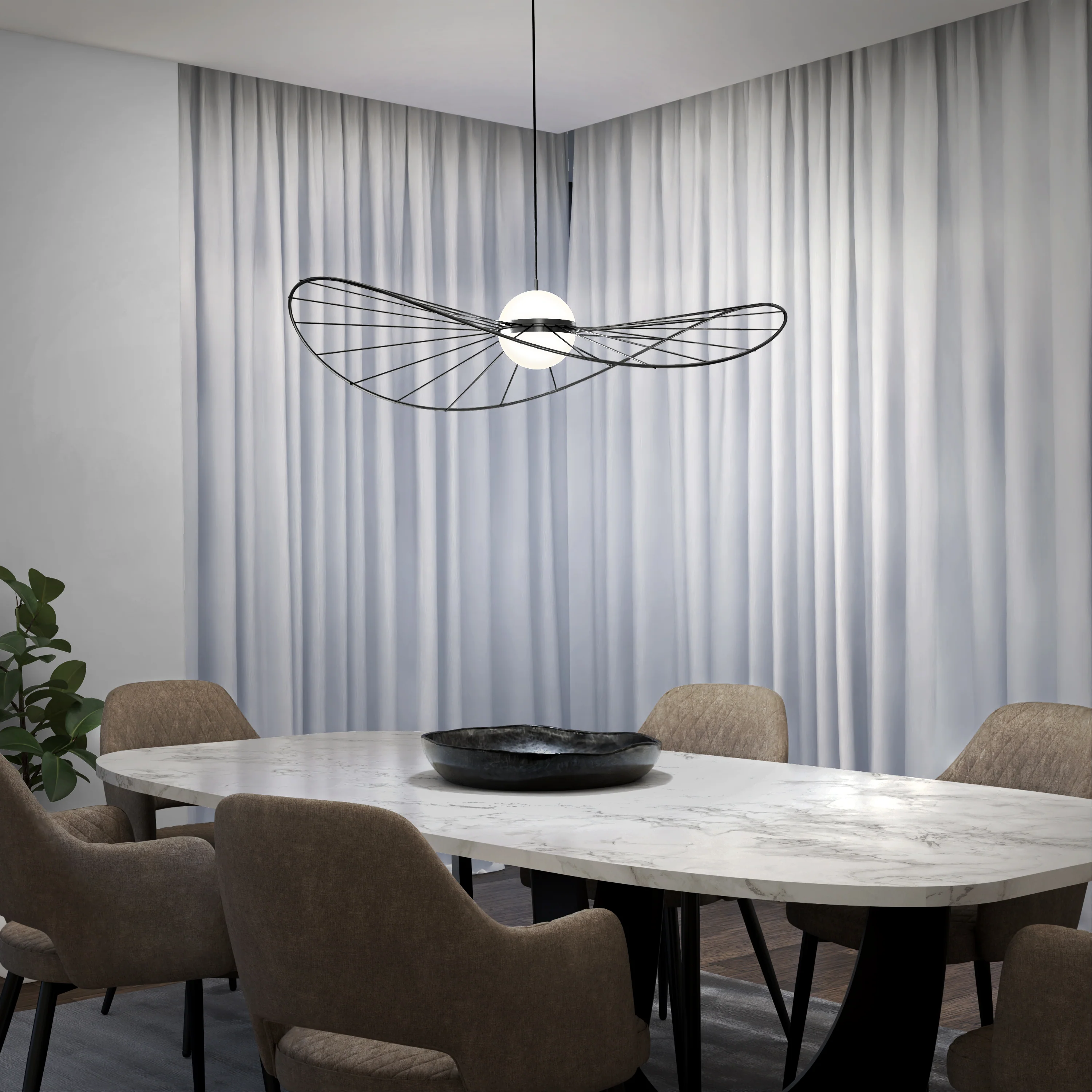 Tolena LED pendant light 3 CCT - Image 2