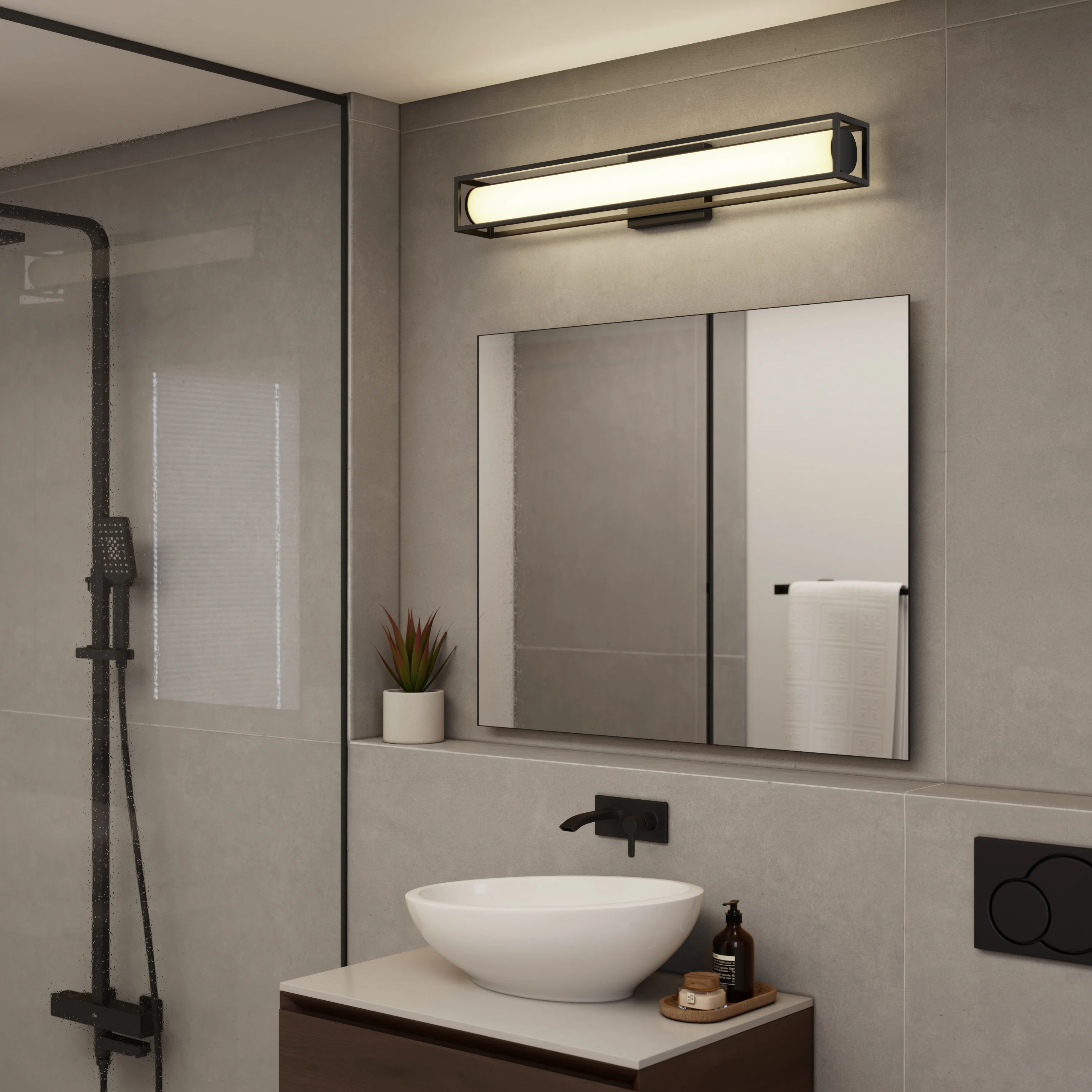 Venicia 27-in (69 cm) Integrated LED Vanity Light Bar for Bathroom
