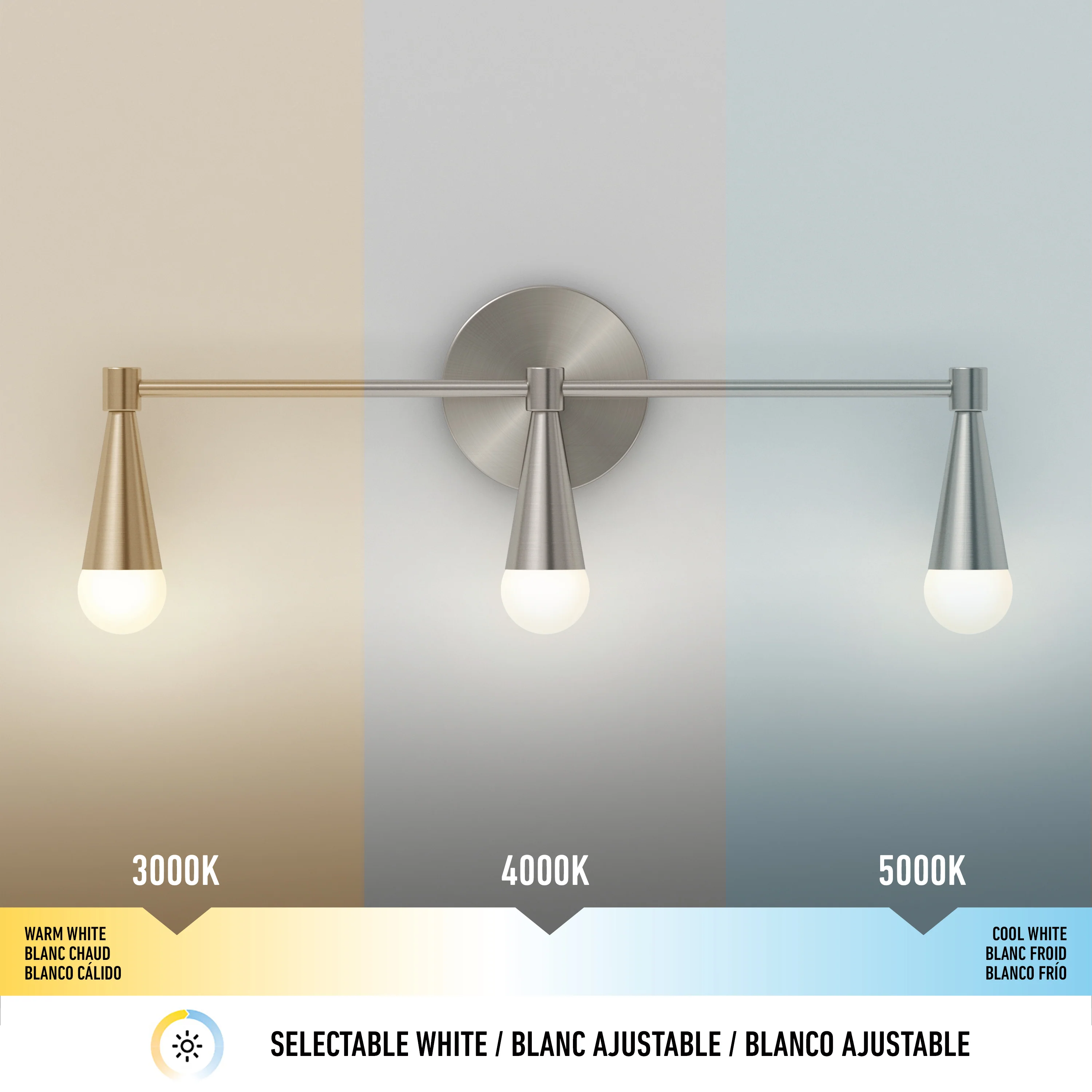 Wayden 21-in (53 cm) Integrated LED 3-CCT Vanity Light for Bathroom - Image 10