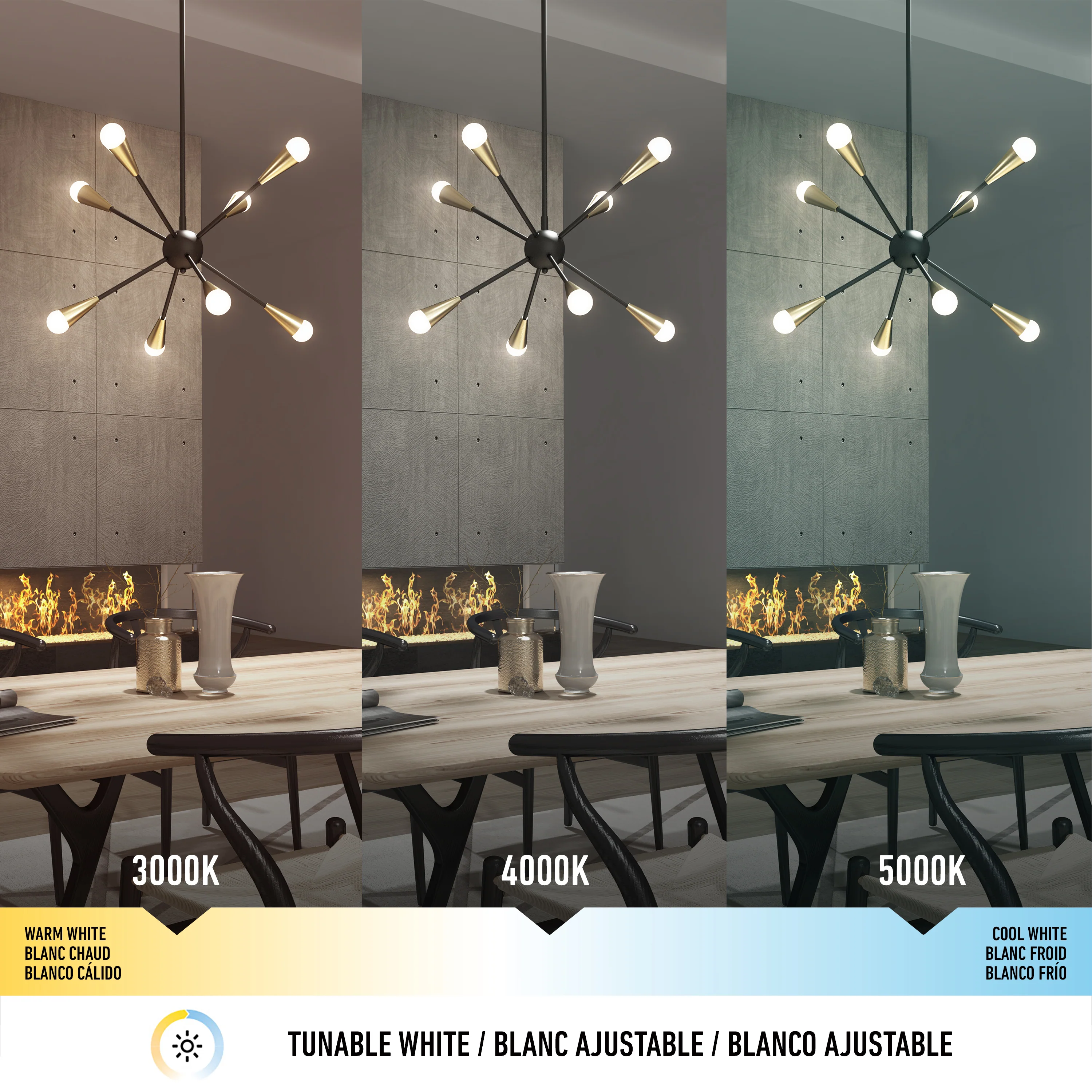 Wayden modern LED pendant light 3 CCT - Image 10