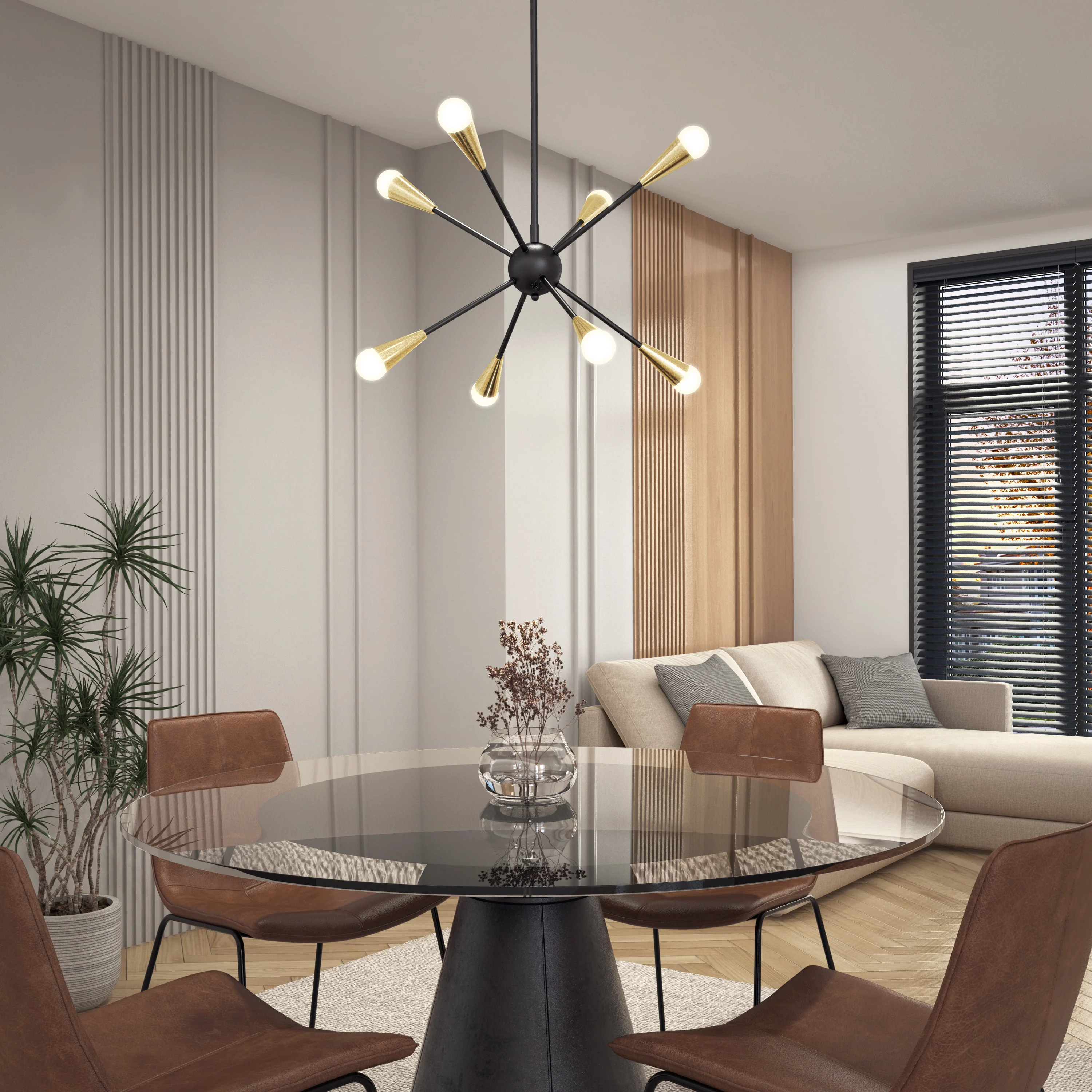 Wayden modern LED pendant light 3 CCT - Image 8
