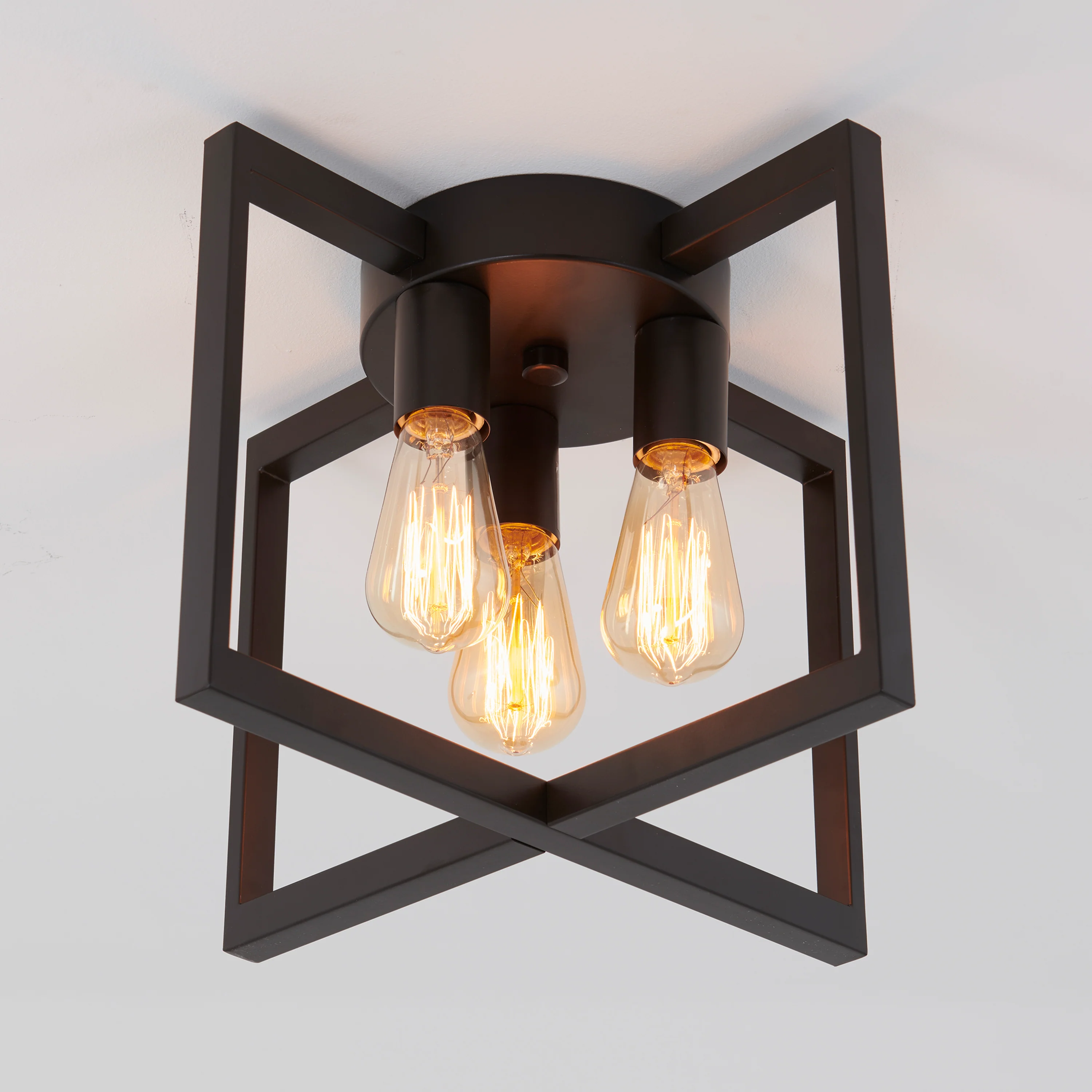 Yale 3-light 15 in. (37 cm) LED Flush Mount Ceiling Light - Image 3